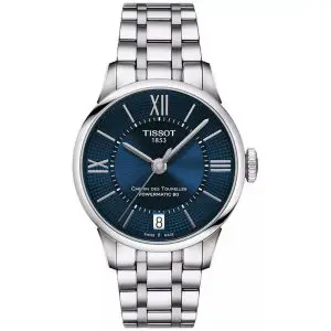 TISSOT Women’s Powermatic Swiss-Made Silver Stainless Steel Blue Dial 32mm Watch T099.207.11.048.00