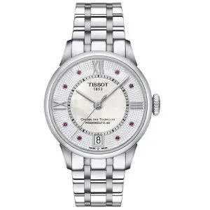 TISSOT Women’s Powermatic Swiss-Made Silver Stainless Steel Mother Of Pearl Dial 32mm Watch T099.207.11.113.00