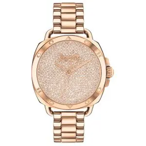 Coach Women’s Quartz Rose Gold Stainless Steel Rose Gold Dial 34mm Watch 14504168