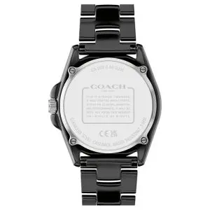 Coach Women’s Quartz Black Ceramic Chain Black Dial 36mm Watch 14503927