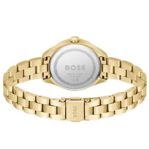 Hugo Boss Women’s Quartz Gold Stainless Steel Green Dial 32mm Watch 1502729