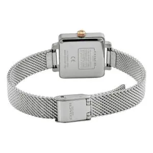 Coach Women’s Quartz Silver Stainless Steel White Dial 22mm Watch 14503697