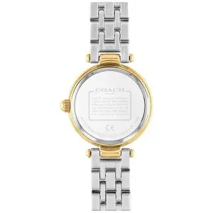Coach Women’s Quartz Two Tone Stainless Steel Silver Dial 26mm Watch 14503643