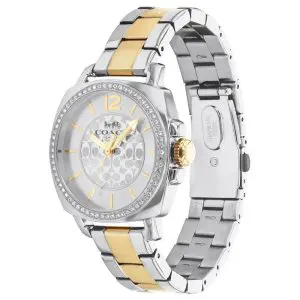 Coach Women’s Quartz Two-tone Stainless Steel Silver Dial 34mm Watch 14503143