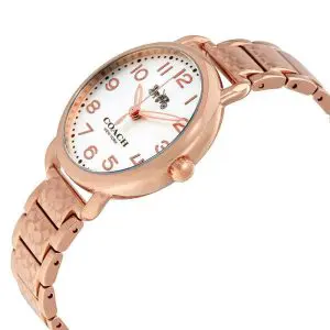 Coach Women’s Quartz Rose Gold Stainless Steel Silver Dial 36mm Watch 14502497