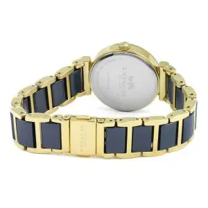 Coach Women’s Quartz Two-tone Ceramic & Stainless Steel Blue Dial 30mm Watch 14502462
