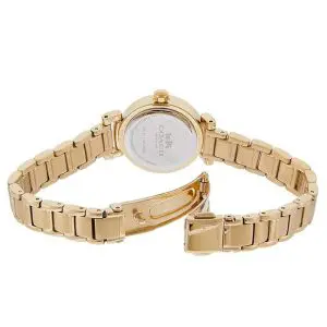 Coach Women’s Quartz Gold Stainless Steel White Dial 23mm Watch 14502403