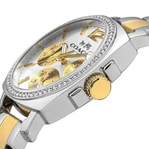 Coach Women’s Quartz Two-tone Stainless Steel Silver Dial 34mm Watch 14502129