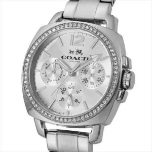 Coach Women’s Quartz Silver Stainless Steel Silver Dial 34mm Watch 14502126