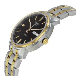 TISSOT Men’s Automatic Swiss-Made Two-tone Stainless Steel Black Dial 40mm Watch T065.430.22.051.00