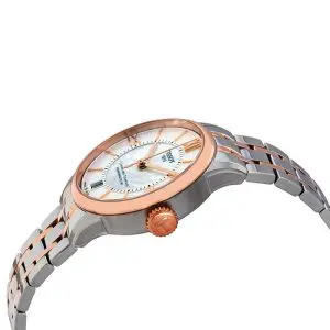 TISSOT Women’s Powermatic Swiss-Made Two-tone Stainless Steel Mother Of Pearl Dial 32mm Watch T099.207.22.118.02