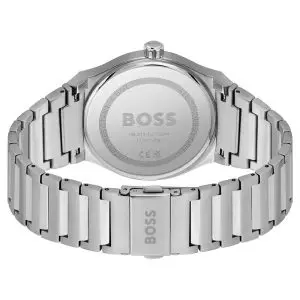 Hugo Boss Men’s Quartz Silver Stainless Steel Blue Dial 41mm Watch 1514076