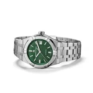 Maurice Lacroix Men’s Automatic Swiss Made Silver Stainless Steel Green Dial 42mm Watch AI6008-SS002-630-1