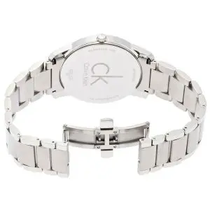 Calvin Klein Men’s Swiss Made Quartz Silver Stainless Steel Blue Dial 43mm Watch K2G2G14N