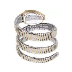 Just Cavalli Women’s Quartz Two Tone Snake Stainless Steel Silver Dial 22mm Watch JC1L209M0075