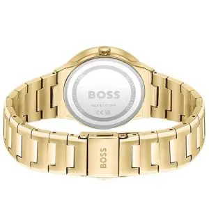 Hugo Boss Women’s Quartz Gold Stainless Steel Green Dial 34mm Watch 1502649