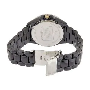 Coach Women’s Quartz Black Ceramic Chain Black Dial 38mm Watch 14504018