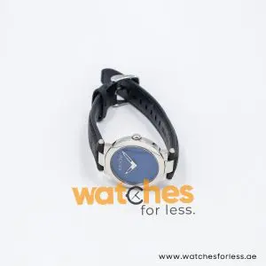 Mode Women’s Quartz Black Leather Strap Blue Dial 32mm Watch 3751156015
