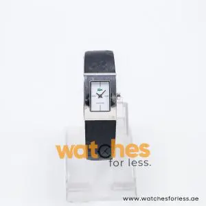 Lacoste Women’s Quartz Black Leather Strap White Dial 21mm Watch 2000657/4
