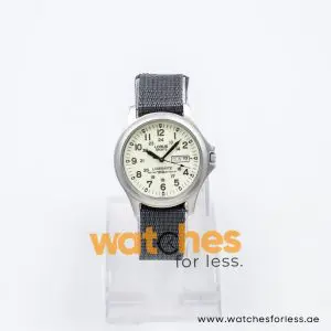 Lorus Women’s Quartz Dark Grey Nylon Strap Lemon Color Dial 36mm Watch RXF41AX7