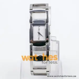 Mode Women’s Quartz Silver Stainless Steel White Dial 21mm Watch 3753184515