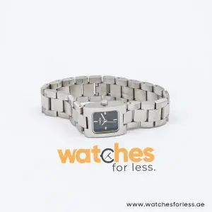 Mode Women’s Quartz Silver Stainless Steel Black Dial 23mm Watch 3751102525