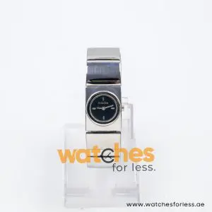 Mode Women’s Quartz Silver Stainless Steel Black Dial 22mm Watch 3753111515