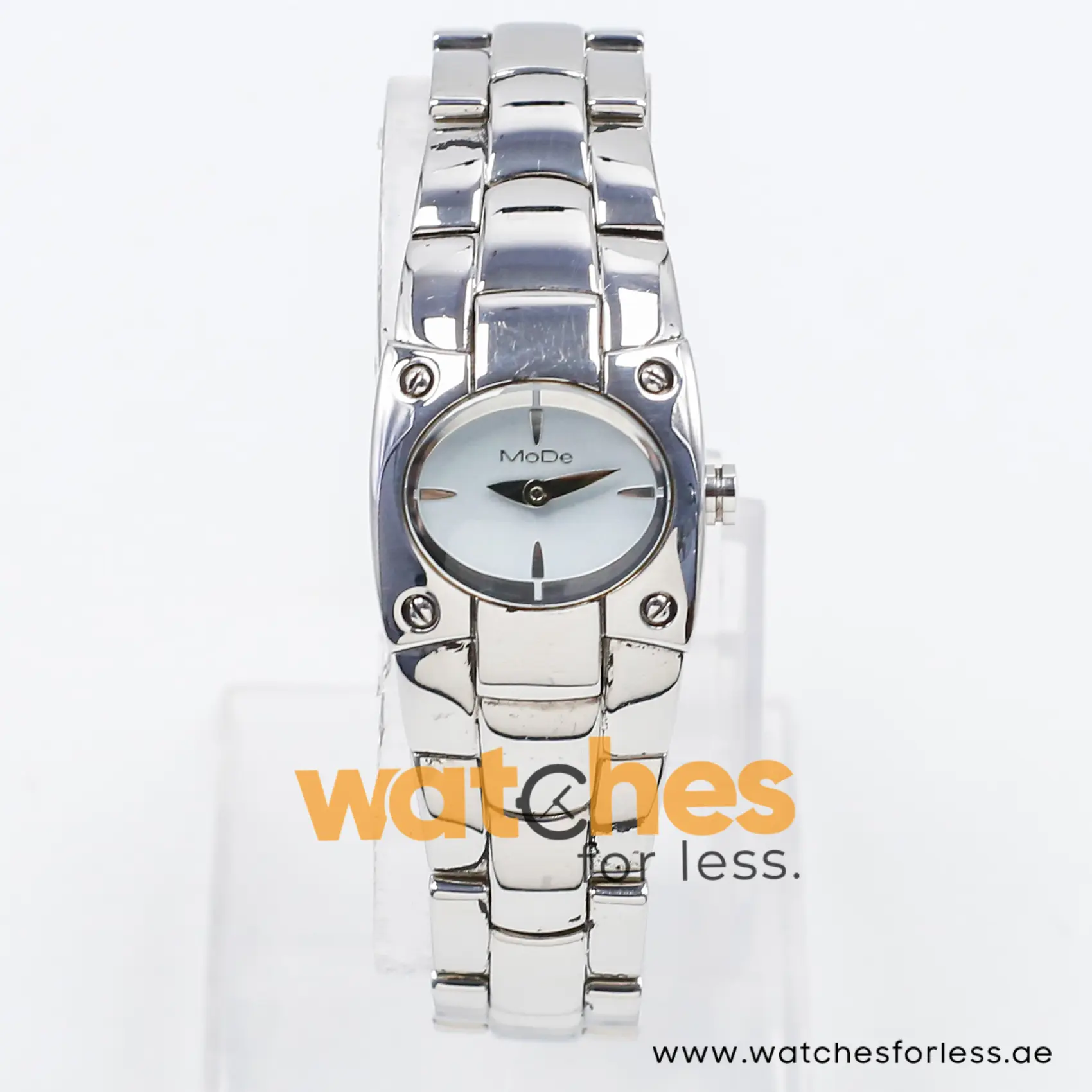 Mode Women’s Quartz Silver Stainless Steel Ice Blue Dial 24mm Watch 3753194535A