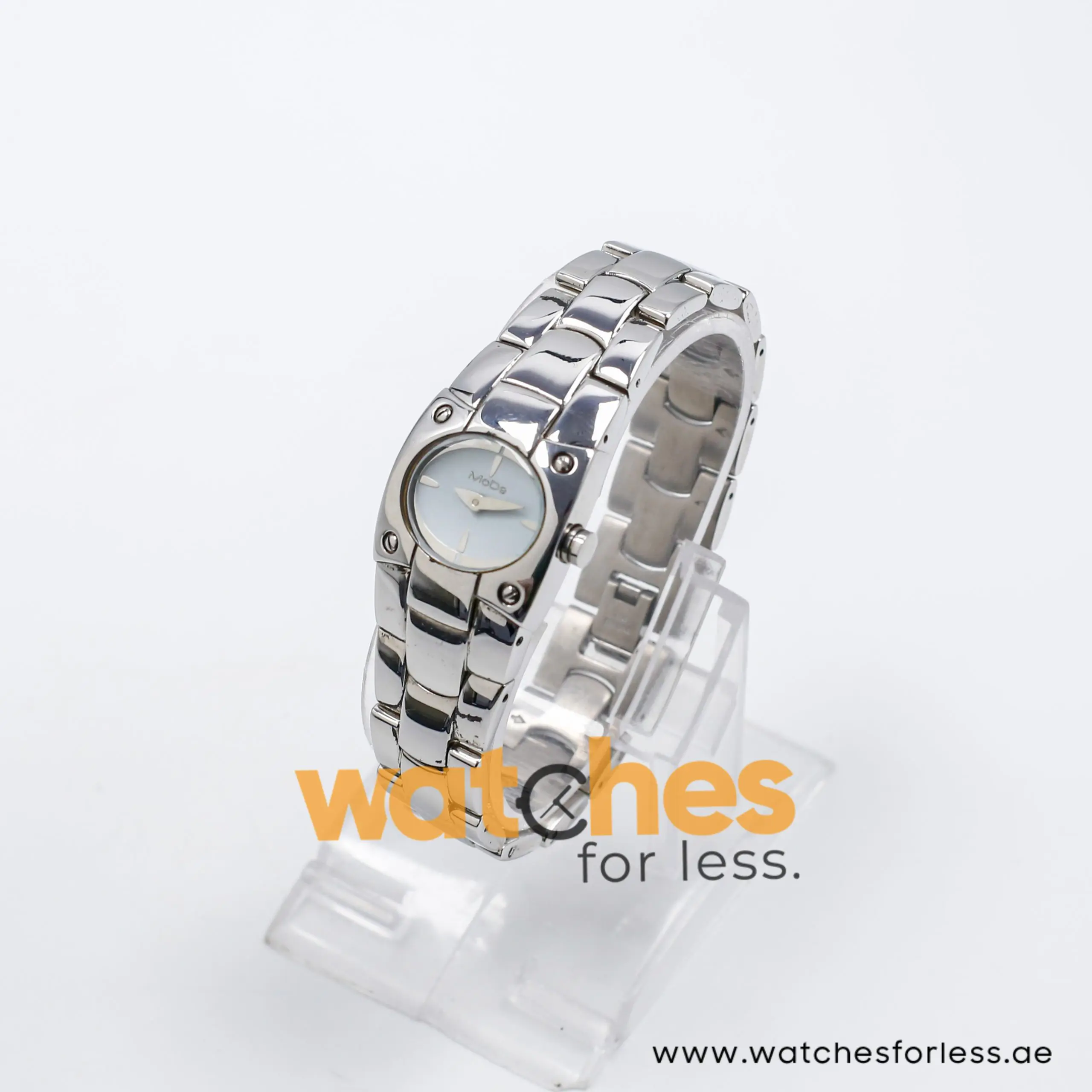 Mode Women’s Quartz Silver Stainless Steel Ice Blue Dial 24mm Watch 3753194535A