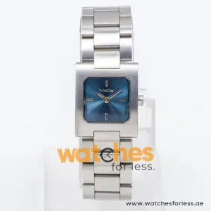 Mode Women’s Quartz Silver Stainless Steel Blue Dial 23mm Watch 3753119585