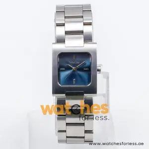 Mode Women’s Quartz Silver Stainless Steel Blue Dial 23mm Watch 3753119585