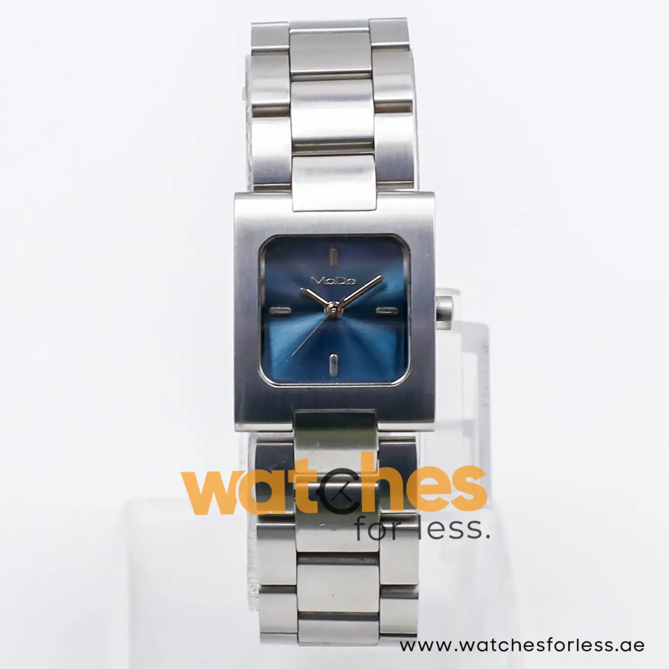Mode Women’s Quartz Silver Stainless Steel Blue Dial 23mm Watch 3753119585