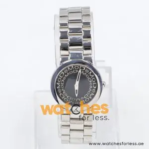 Mode Women’s Quartz Silver Stainless Steel Black Dial 26mm Watch 3753156535