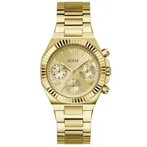Guess Women’s Quartz Gold Stainless Steel Gold Dial 38mm Watch GW0769L2