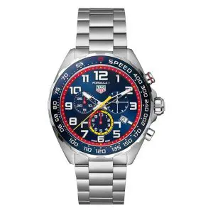 Tag Heuer Formula 1 Men’s Quartz Swiss Made Silver Stainless Steel Blue Dial 43mm Watch CAZ101AL.BA0842