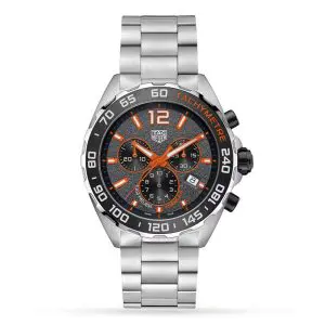 Tag Heuer Formula 1 Men’s Quartz Swiss Made Silver Stainless Steel Grey Dial 43mm Watch CAZ101AH.BA0842