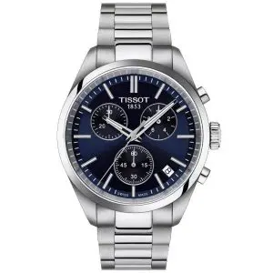 TISSOT Men’s Quartz Swiss Made Silver Stainless Steel Blue Dial 40mm Watch T150.417.11.041.00