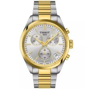 TISSOT Men’s Quartz Swiss Made Two-tone Stainless Steel Silver Dial 40mm Watch T150.417.22.031.00