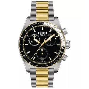 TISSOT Men’s Quartz Swiss Made Two-tone Stainless Steel Black Dial 40mm Watch T149.417.22.051.00