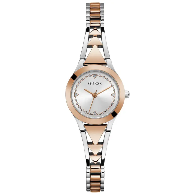 Guess Women’s Quartz Two-tone Stainless Steel Silver Dial 26mm Watch GW0609L3