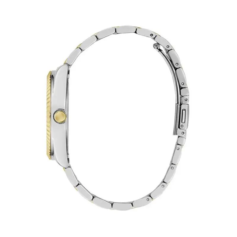 Guess Women’s Quartz Two Tone Stainless Steel White Dial 36mm Watch GW0308L6