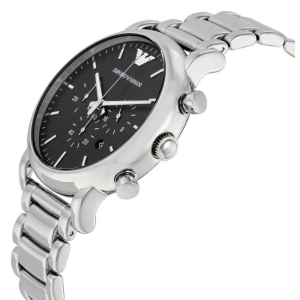 Alternative view of Emporio Armani Men’s Chronograph Quartz Stainless Steel Black Dial 41mm Watch AR1853 (Without Tag)
