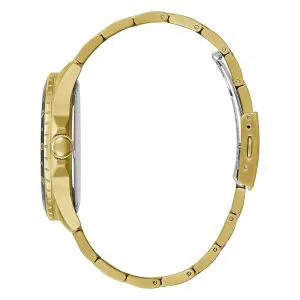 Guess Men’s Quartz Gold Stainless Steel Green Dial 44mm Watch GW0220G2