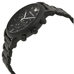Alternative view of Emporio Armani Men’s Quartz Stainless Steel Black Dial 46mm Watch AR1895 (Without Tag)