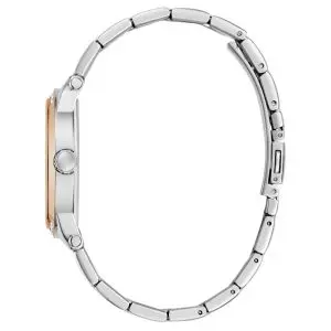 Guess Women’s Quartz Two Tone Stainless Steel White Dial 36mm Watch GW0861L5