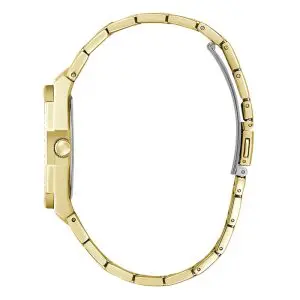 Guess Women’s Quartz Gold Stainless Steel Green Mother of Pearl Dial 36mm Watch GW0770L2