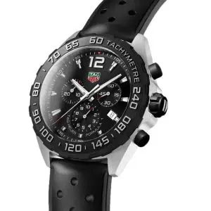Tag Heuer Formula 1 Men’s Quartz Swiss Made Black Silicone Strap Black Dial 43mm Watch CAZ1010.FT8024