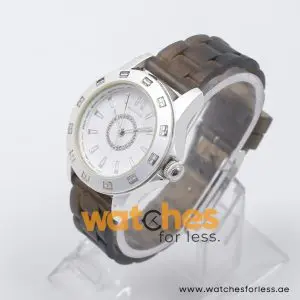 Tommy Hilfiger Women’s Quartz Dark Grey Silicone Strap White Dial 40mm Watch 1781101
