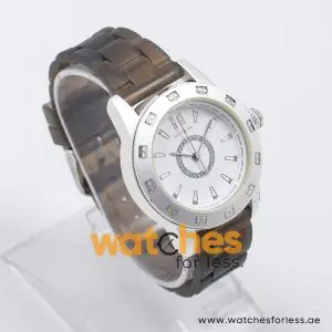 Tommy Hilfiger Women’s Quartz Dark Grey Silicone Strap White Dial 40mm Watch 1781101