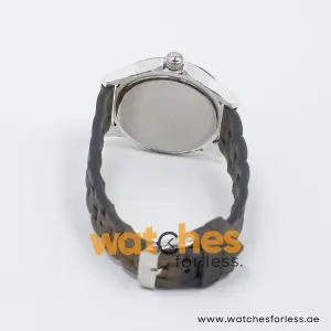 Tommy Hilfiger Women’s Quartz Dark Grey Silicone Strap White Dial 40mm Watch 1781101